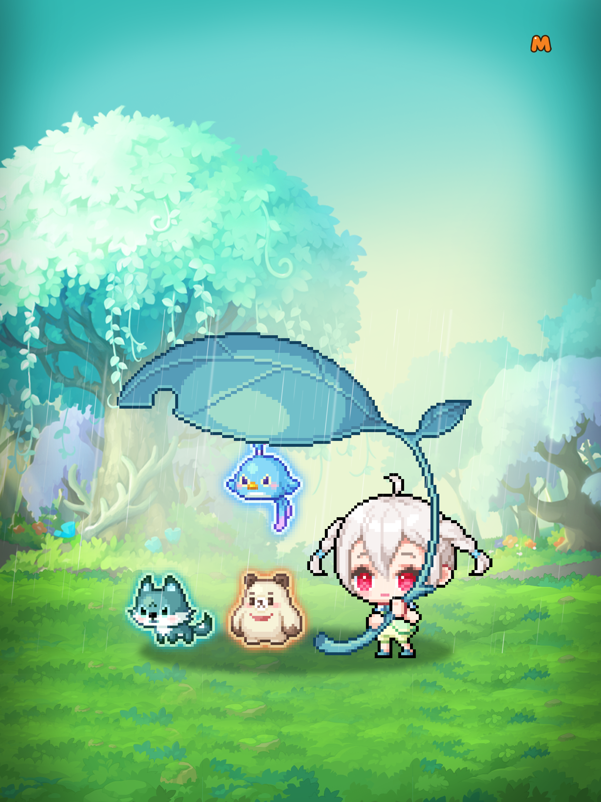 Wallpaper of Lynn (MapleStory M, for iPad)