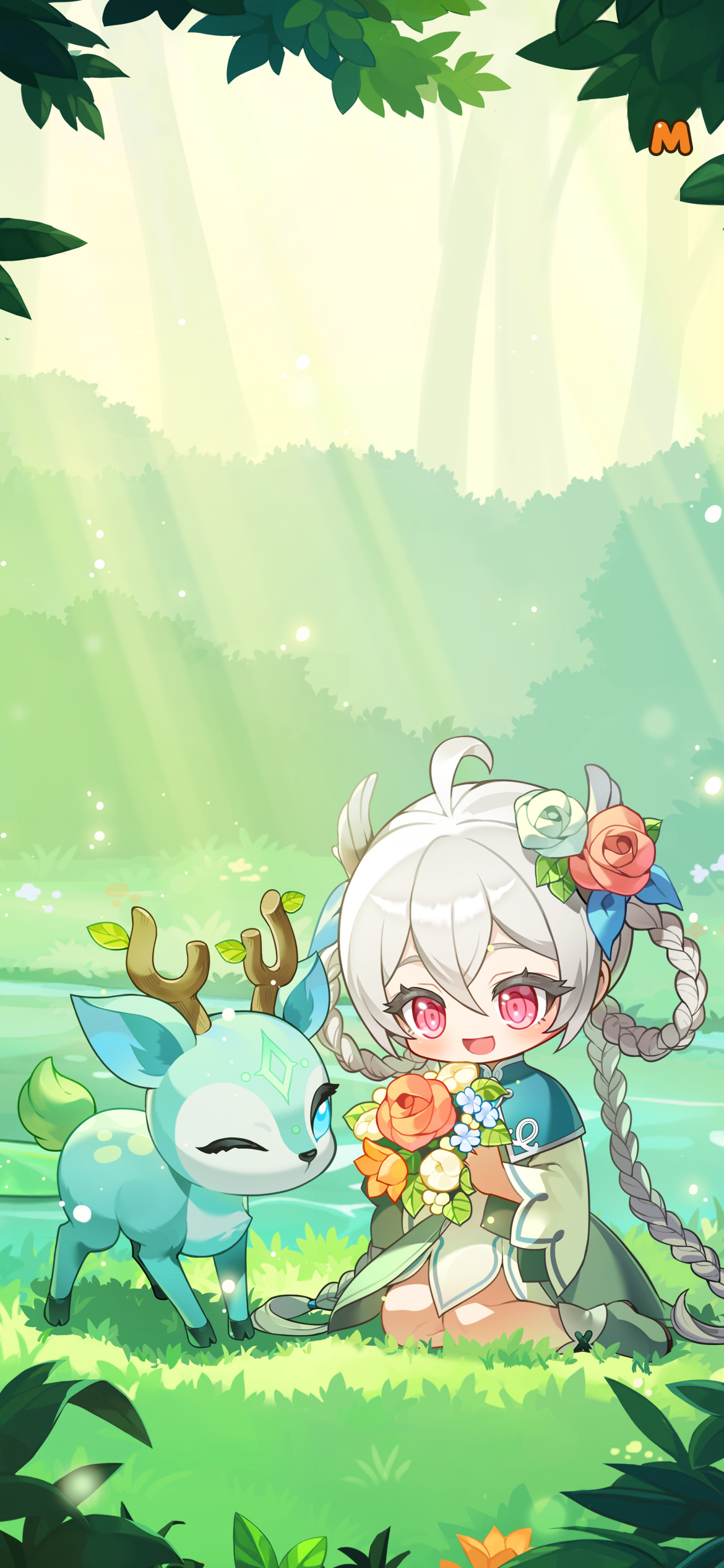 Wallpaper of Lynn (MapleStory M, for iPhone)