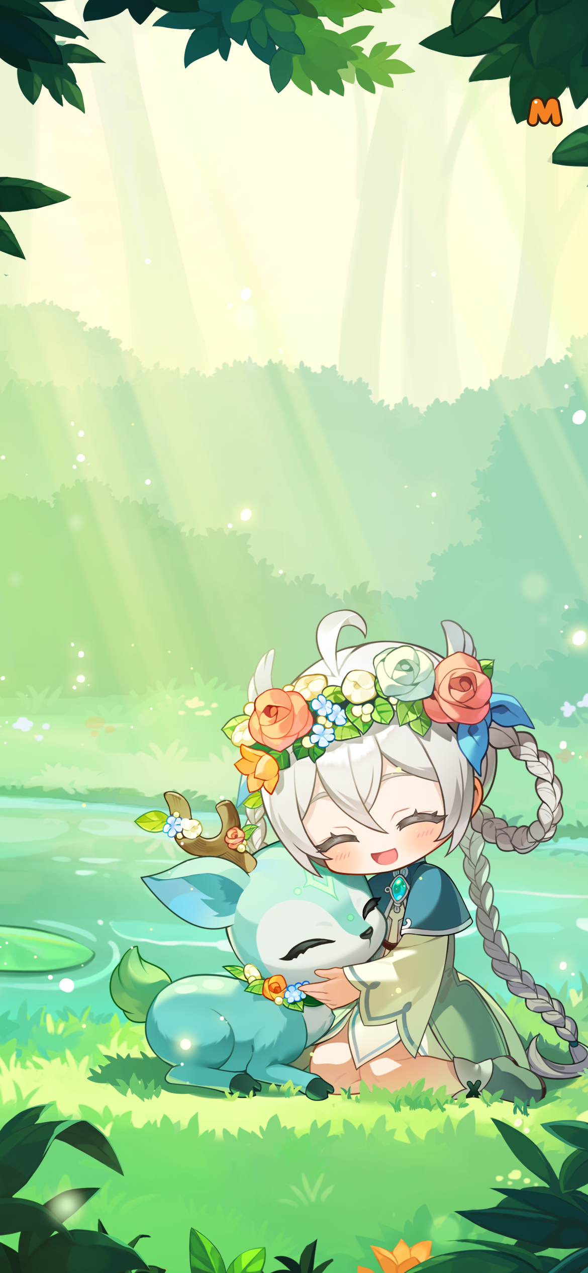 Wallpaper of Lynn (MapleStory M, for iPhone)
