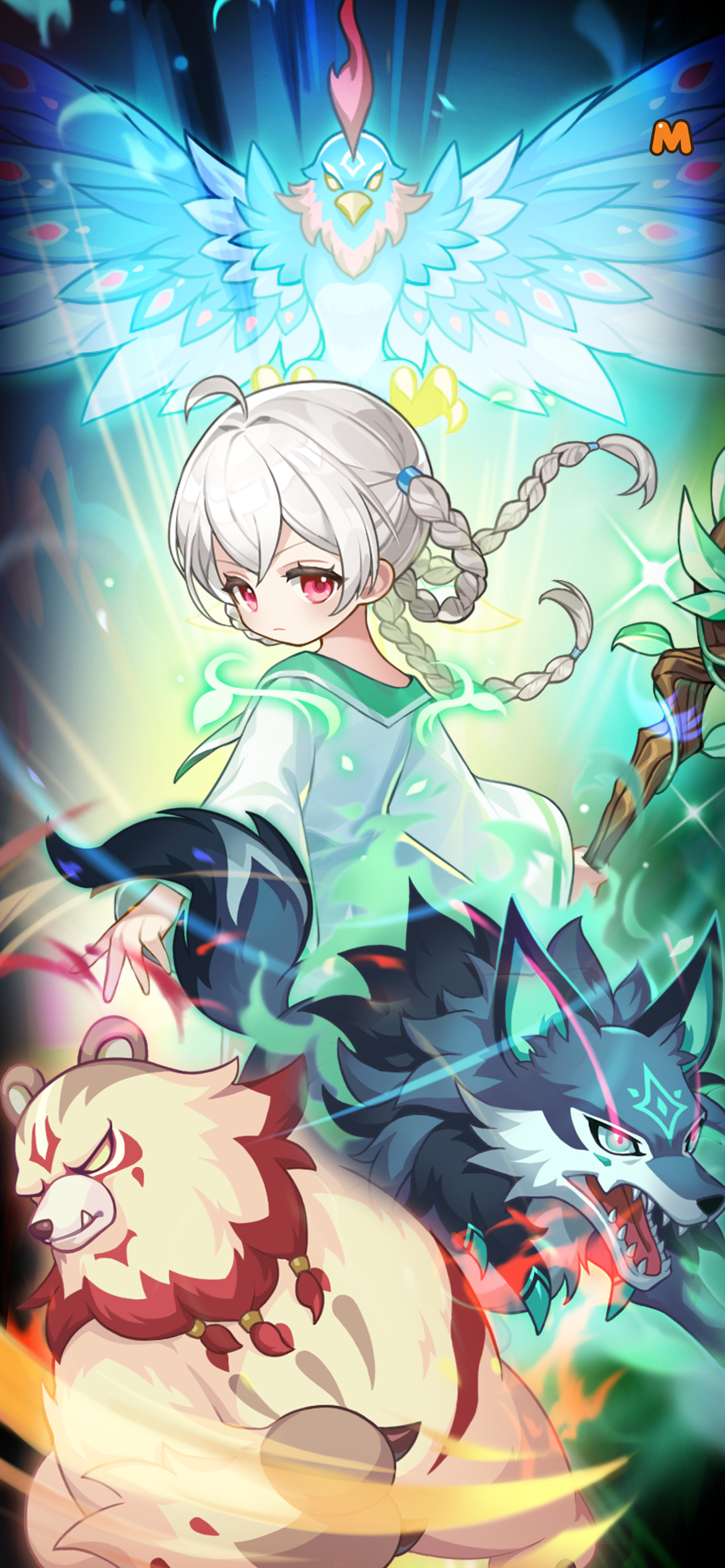 Wallpaper of Lynn (MapleStory M, for iPhone)