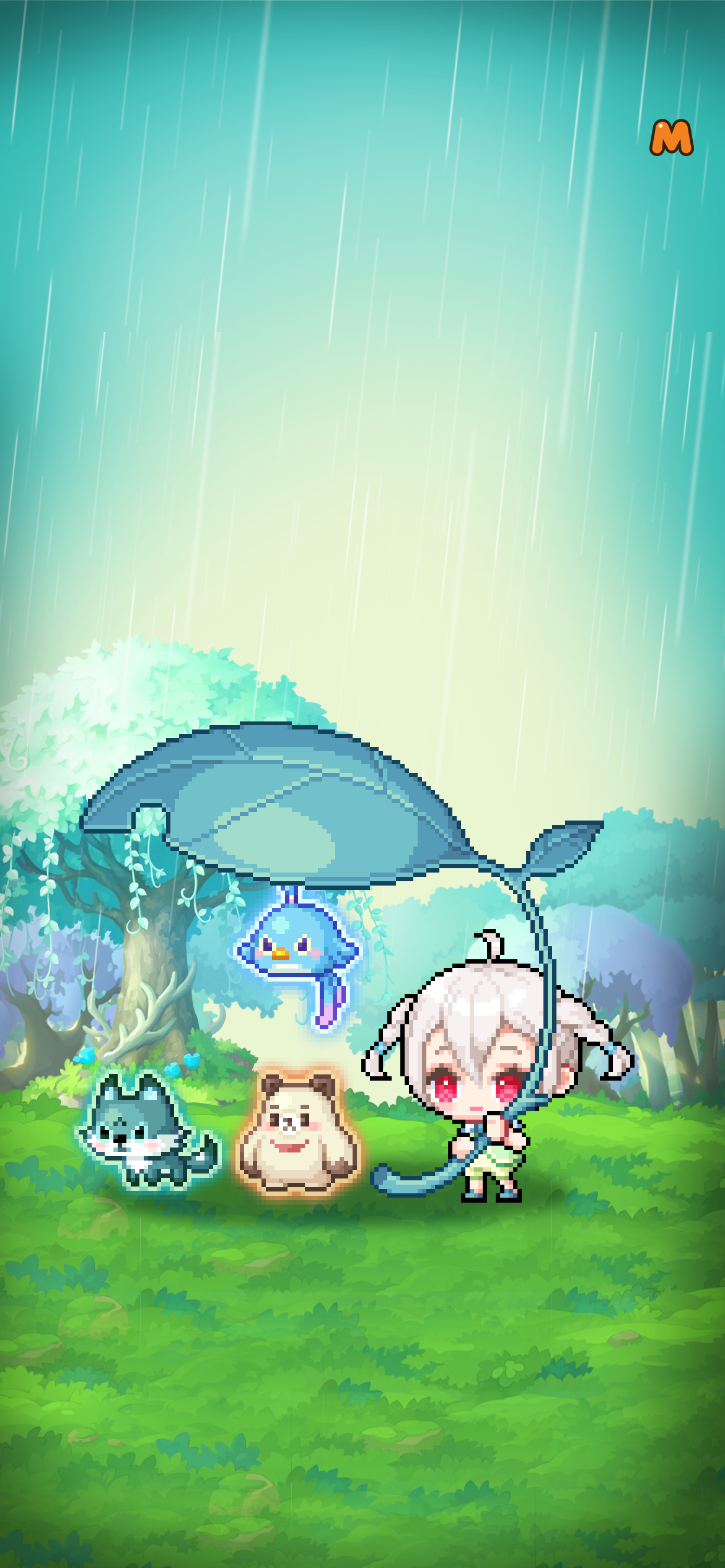 Wallpaper of Lynn (MapleStory M, for iPhone)