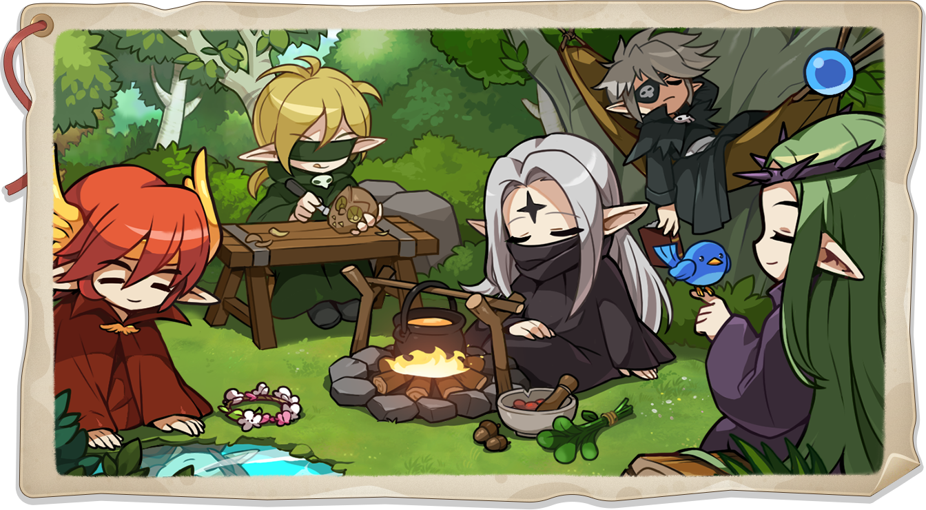 World Archive Illustration of Harmonia, Gritto, Legor, Hellin, and Samuel[1]